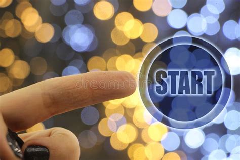 Push start button stock illustration. Illustration of data - 14429735