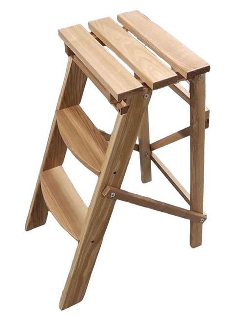 Деревянная стремянка WOOD 3 ступени. Купить деревянную стремянку-стул ...