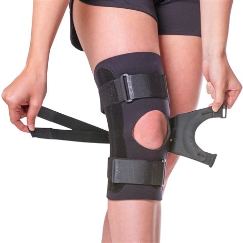 BraceAbility J Patella Knee Brace - Lateral Patellar Stabilizer with