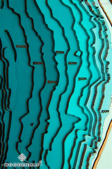 Woodenmap - Карта Бора Бора
