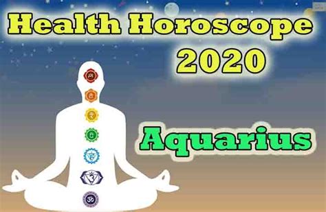 Aquarius Health Horoscope 2020 Predictions - AstroKapoor