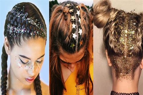 Como Colar Glitter No Cabelo - Glitter no cabelo: super tendência do Carnaval 2019!