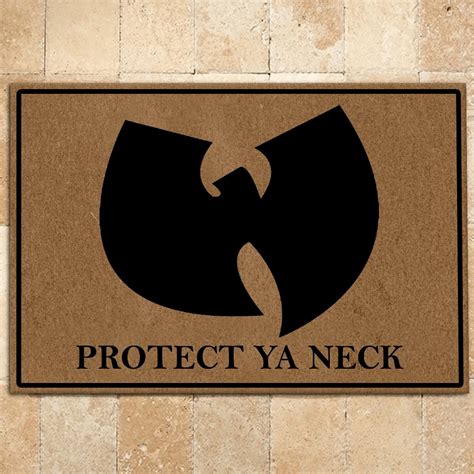 Wu-Tang Clan Protect Ya Neck Doormat - Tagotee