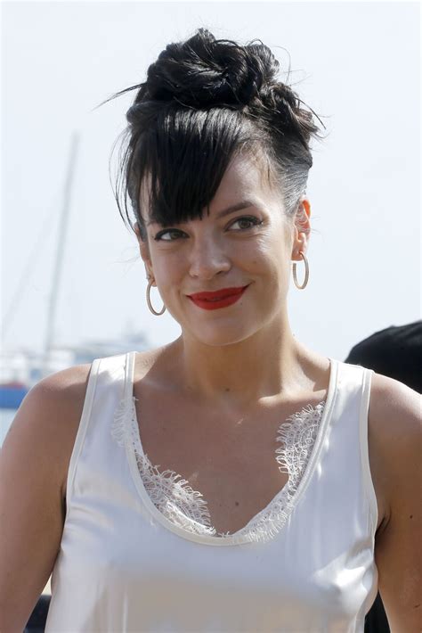 Photo : Lily Allen arrive à l'Hotel Martinez dans le cadre du 67e