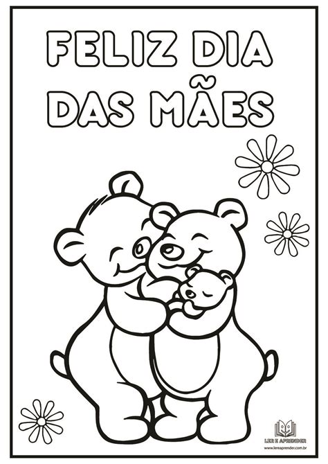 Cartoes Dia Das Maes Para Colorir