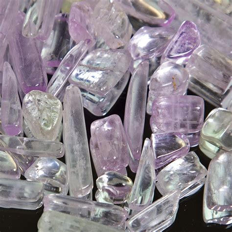 Tumbled Kunzite Crystals for opening the heart to infinite love