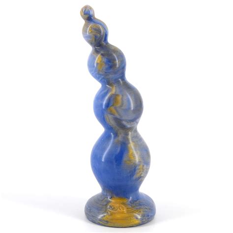 Design-Dildo "Wasser": kugelige, solide, glatte Skulptur aus