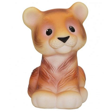 Резиновая игрушка для детей Тигр Огонек - купить с доставкой по ...