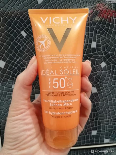Солнцезащитный крем Vichy Ideal soleil SPF 50 - «Vichy Ideal Soleil SPF ...