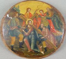 Икона Ведение Ко Кресту (Шествие на Голгофу, Несение Креста)