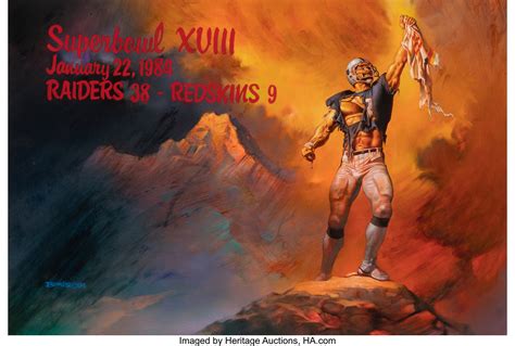 Boris Vallejo (American, b. 1941). Playboy's Pro Football Preview
