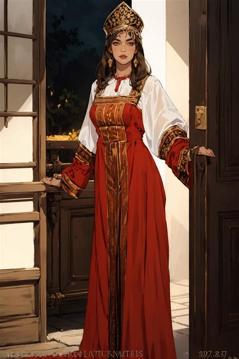 Russian National Clothes (WOMAN) - v1.0 | Stable Diffusion LoRA | Civitai