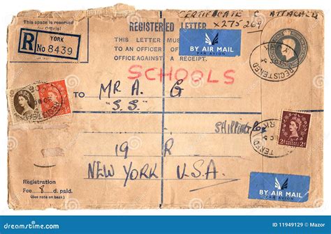 Old Envelope Editorial Image | CartoonDealer.com #14878620