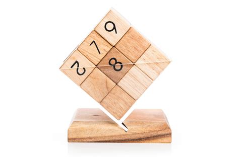 wooden sudoku cube puzzle  sudoku kubiya games
