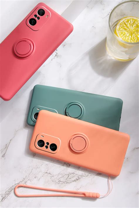 Чехол с магнитным кольцом-держателем для Xiaomi Mi 12 12X 11i 11 Lite ...
