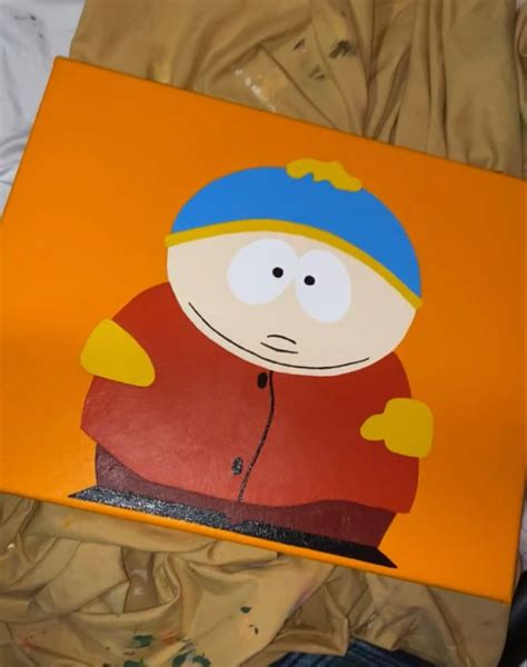 Cartman South Park painting | Mini canvas art, Small canvas art, Cute ...