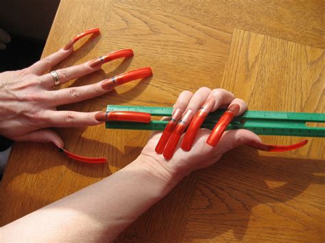 2 inch long nails | Long square nails, Curved nails, Long nails