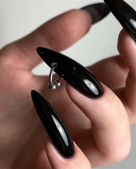 маник спб @drag.nails | Пирсинг ногтей, Маникюр, Черные ногти