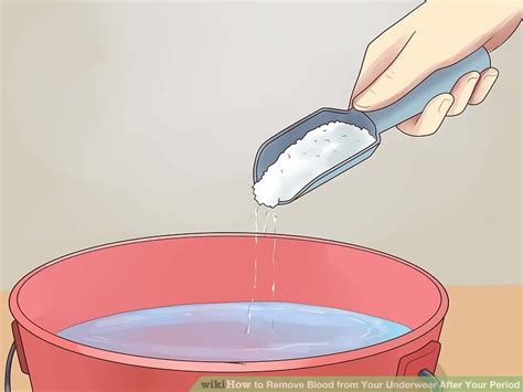 how to get blood stains out of underwear