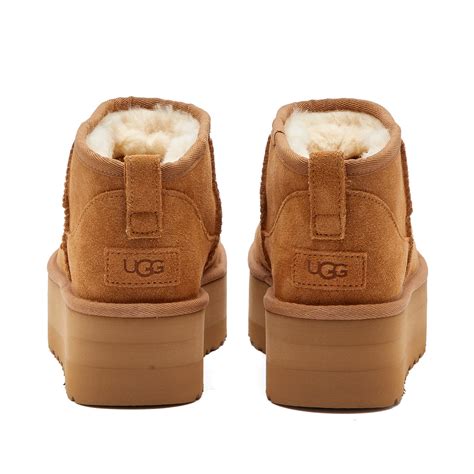ugg classic ultra mini platform chestnut  hk