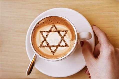 A cup of coffee in Israel stock photo. Image of design - 124416852