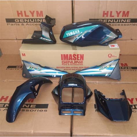 yamaha rxz imasen hijau laici rxz hlym mudguard tebalcover set