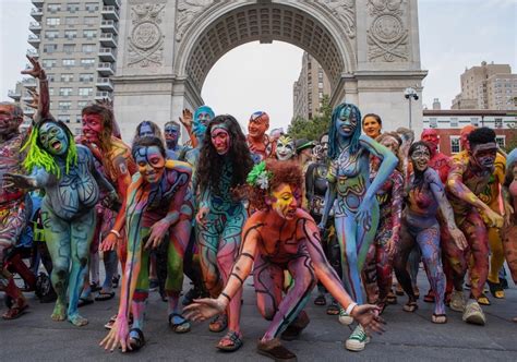 Polar Bear Paint, a naked bodypainting event, is coming to NYC this weekend