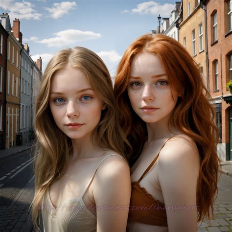 Leona and Erin by CharlyAIArt on DeviantArt