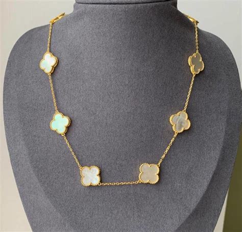 Vintage Alhambra necklace, 10 motifs yellow gold – Kudos Jewellery
