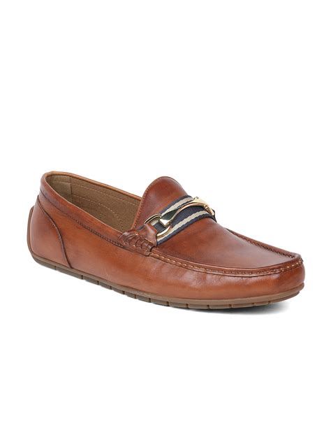 Buy ALDO Men Brown Leather Loafers - Casual Shoes for Men 7775744 | Myntra