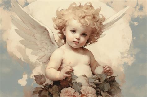 Baby Angel Painting Images - Free Download on Freepik