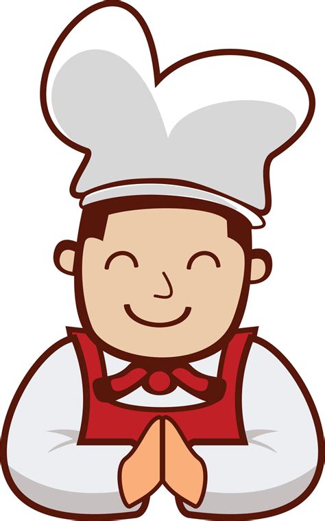 male chef icon with friendly face. male chef icon with smiling face ...