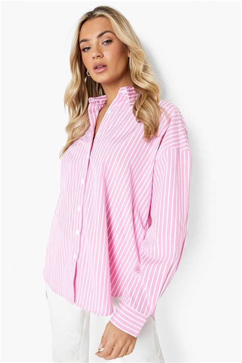 stripe oversized shirt pink striped shirt outfit pink striped shirt