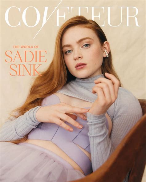 SADIE SINK for Coveteur Magazine, July 2022 – HawtCelebs