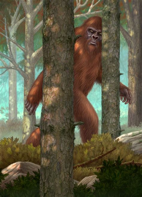 The Sasquatch by allendouglasstudio on DeviantArt