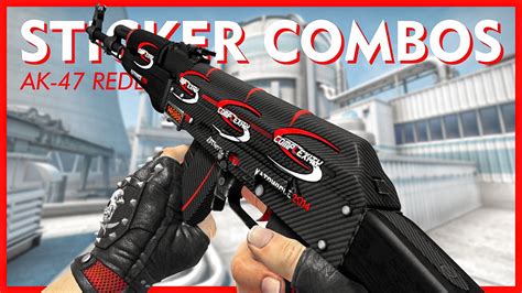 AK 47 Redline Sticker Combos Part 2 | CSGO (2020) - YouTube