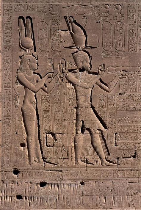 Cleopatra and her oldest son, Caesarion