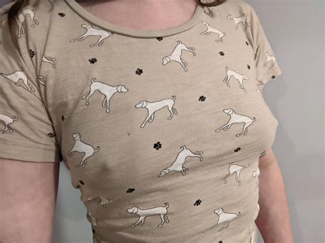 Poking through my dog shirt | Scrolller