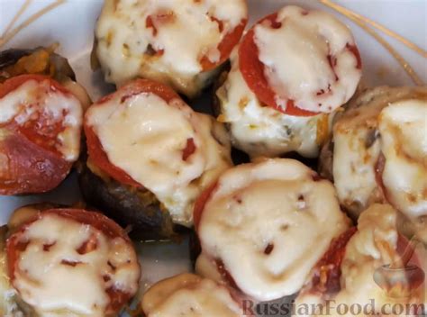 Шампиньоны фаршированные, рецепты на RussianFood.com: 71 рецепт