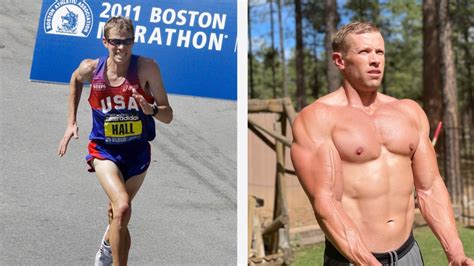 marathoner ryan hall gained   pounds  muscle