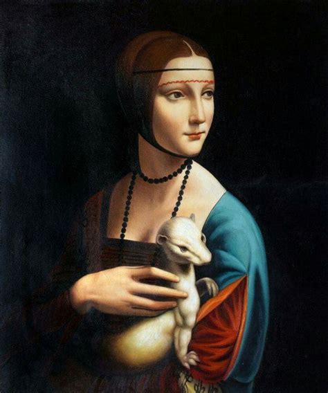 Leonardo Da Vinci, Lady With an Ermine | Da vinci painting, Renaissance ...