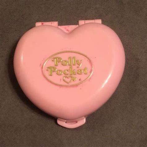 Polly Pocket Pink Heart with animals | Polly pocket, Pink heart, Pink