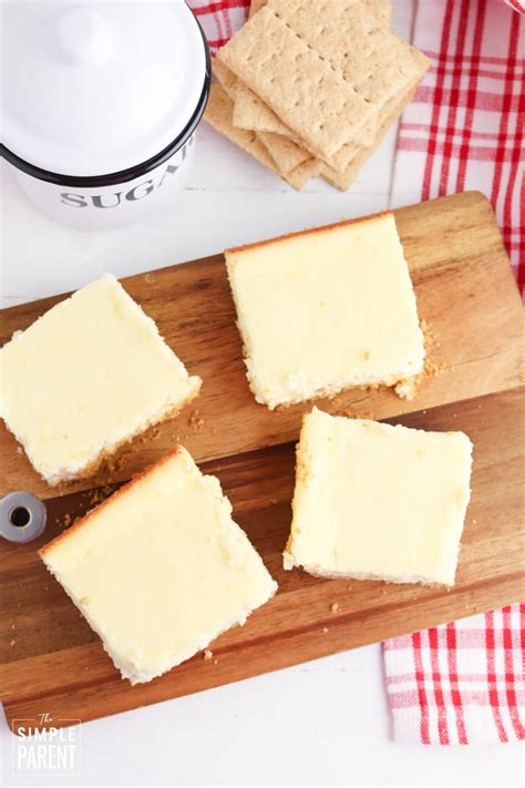 easy cheesecake bars perfect  entertaining