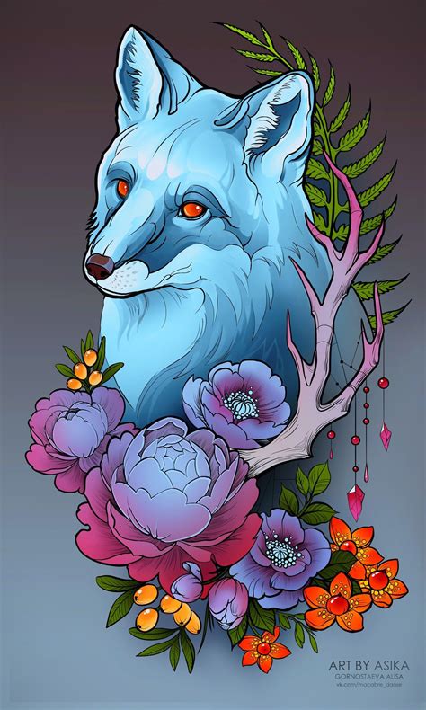 Сообщество иллюстраторов | Иллюстрация Лис. | Fox artwork, Sketches ...