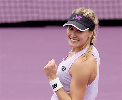 WTA Guadalajara: Genie Bouchard celebrates first 1000 victory since ...