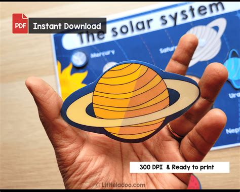 Solar System Printable – LittleLadoo