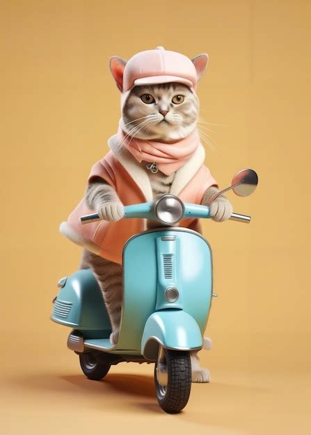 Cat Scooter Images - Free Download on Freepik