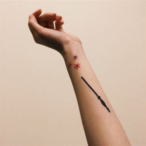 harry potter crystal ball tattoo design magic wand tattoo ideas