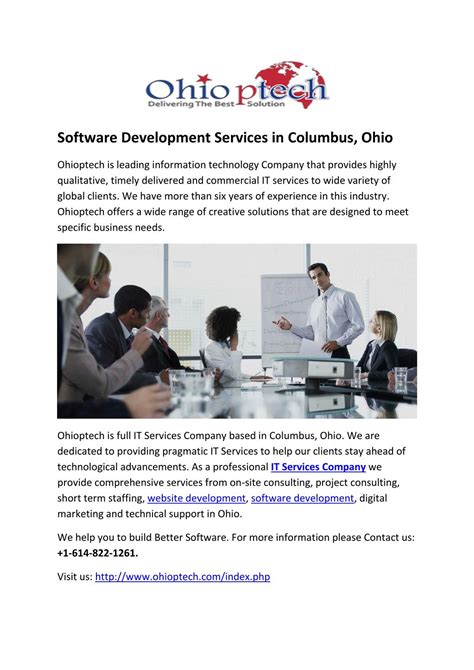PPT - Software Development Services in Columbus, Ohio PowerPoint