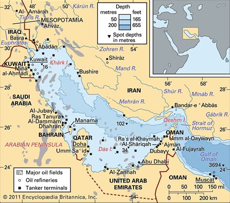 persian gulf definition location map countries  facts